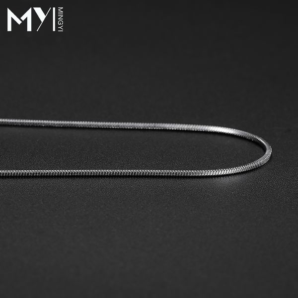 

Womens S Fashion Jewelry Titanium Steel Square Snake Bones Chain Mens Necklace Simple Fashion Couple Accessories Cool Assertive Korean-Style