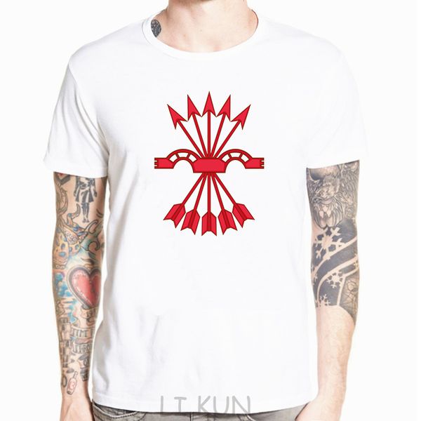 

tshirt мужчины tshirt печати фаланга испания с коротким рукавом для мужчин повседневный o-образным вырезом hip hop regular вязаная breaking