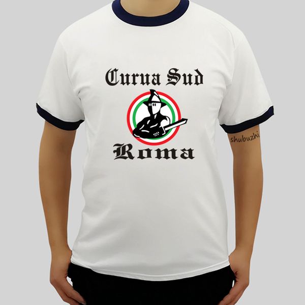 

as roma curva sud t shirt men cotton tee-shirt summer fashion shubuzhi ringer drop shipping