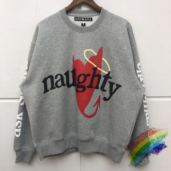 

oversized sweatshirts men women heavy fabric 3d foam christmas pullover crewneck, Black