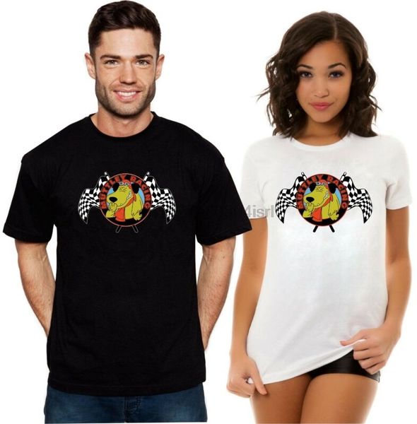 

retro kids tv cartoon dick dastardly muttley racing mens t shirt top
