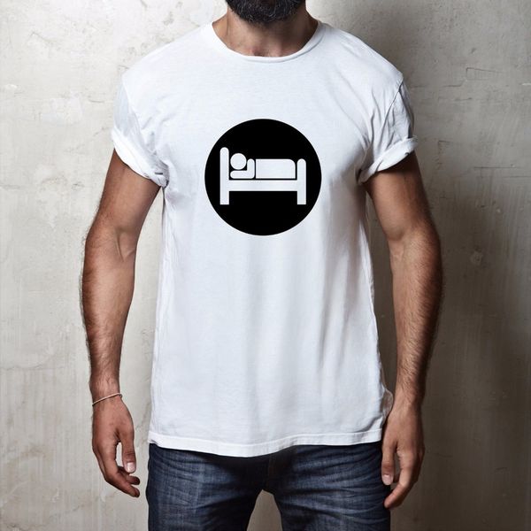 

2020 summer fashion mens sleep symbol 100% cotton funny lie-in nap time snooze tee t shirt tee shirt