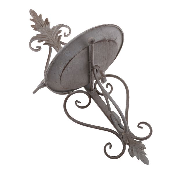 

wall mounted cast iron vintage bird bath feeder shabby chic garden new