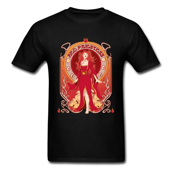

2018 men's t-shirt o-neck pin up melisandre t shirt red women girl birthday t shirts mens drop shipping