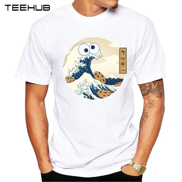 

2019 teehub горячие продаж мужская мода cookie wave дизайн футболки прохладный топы hipster tee