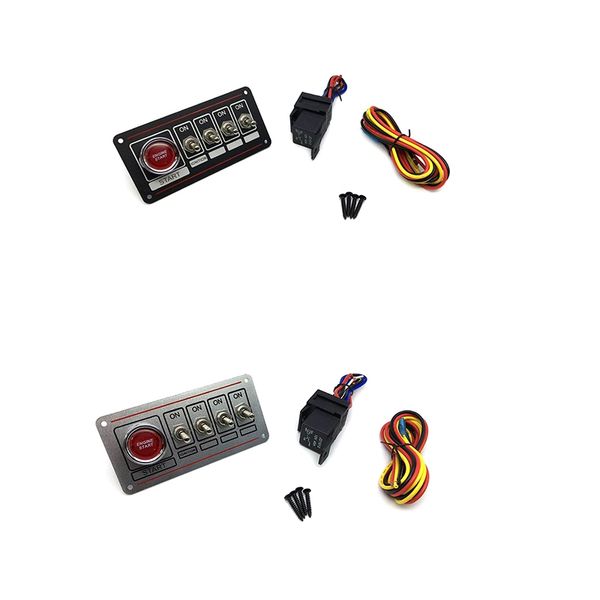 

12v led ignition switch panel for racing car engine start push button