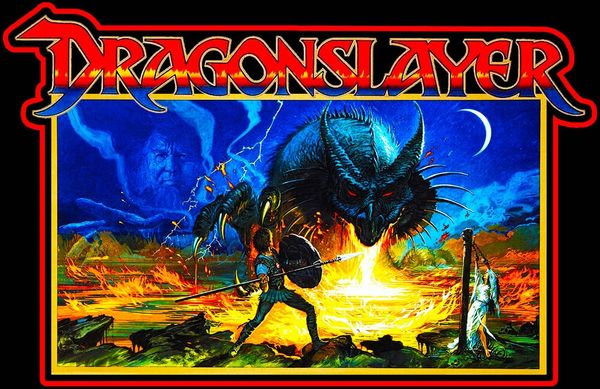 

80 fantasy classic dragonslayer british poster art custom tee anysize anycolor