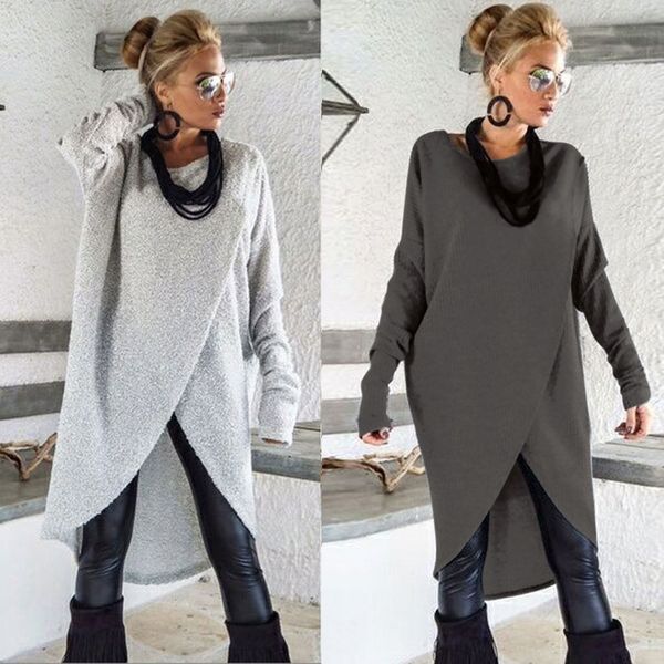 

hoodies women irregular knit sweatshirt autumn winter casual long sleeve ladies outerwear streetwear hoodies 19sep25 drop shipping, Black