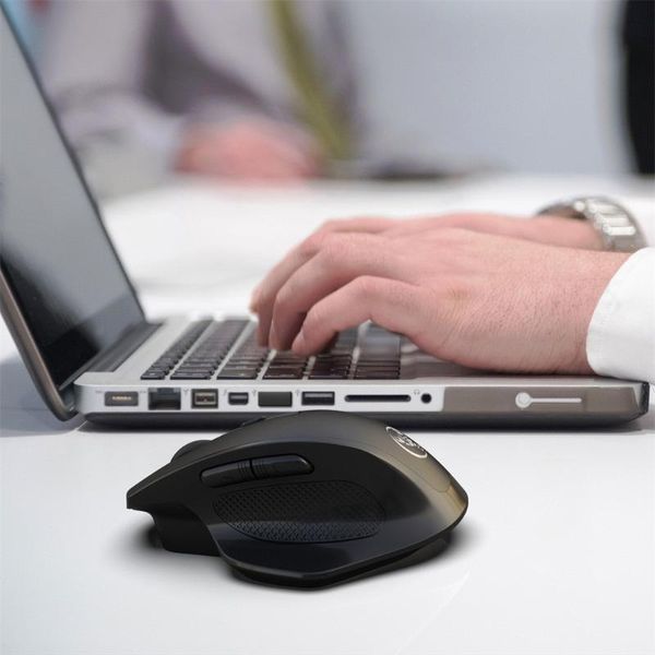 

wireless bluetooth led mouse 6 buttons 2400dpi optical game mice low noise mouse deskpc gamer lapsilent keys