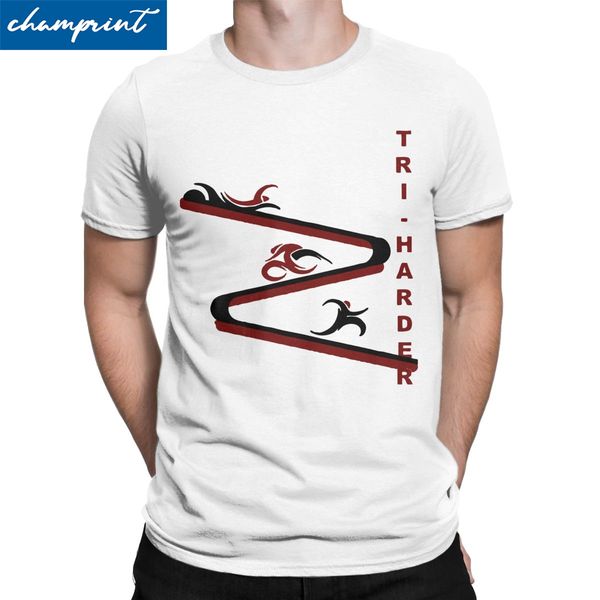 

мужские футболки пловца casual cotton tee shirt триатлон смешные гонки run велосипед плавание спорт подарков тенниска crew neck одежды