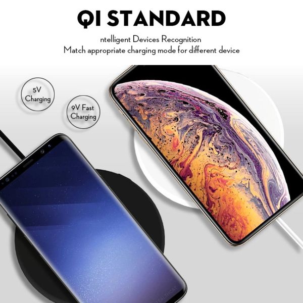 

qi wireless charger 10w phone charger wireless fast charging dock for samsung huawei phone car