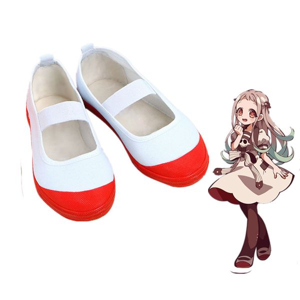 

yashiro нен женщина спорт аним туалет переплета ханако-кун косплей школа девушка танцы обувь белый красная, Black