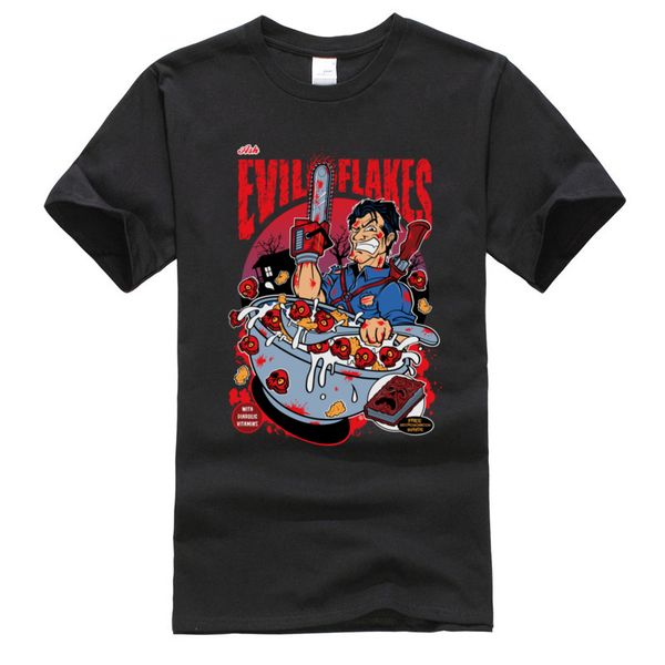 

evil flakes t shirts for men cool father day shirt harajuku hip hop simple style tshirts hip hop custom cotton