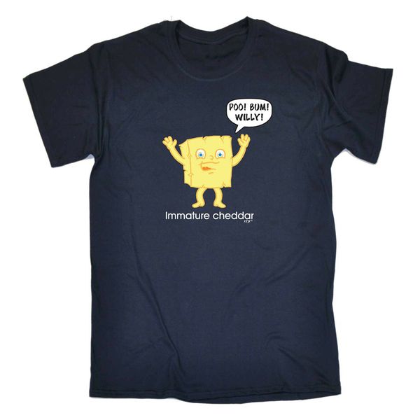 

funny kids childrens t-shirt tee tshirt - immature chedder men women tee shirt