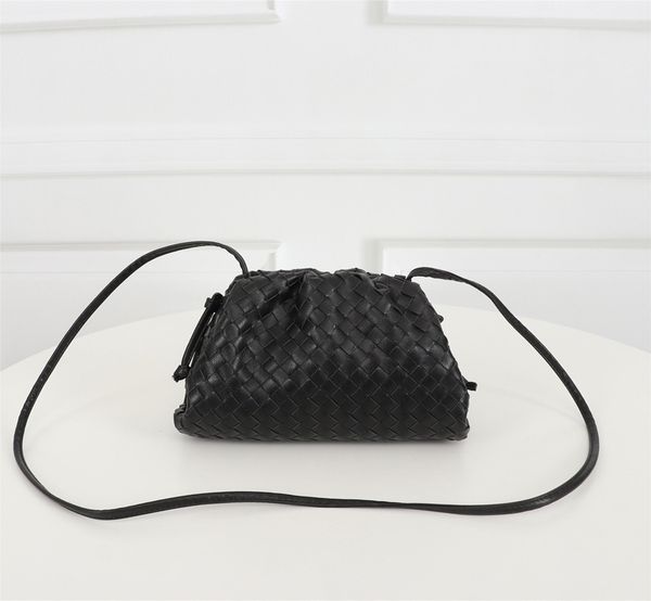 

new wallets soft leather woven bag fashion hand bags for women mini wallet shoulder bags cross packet ing