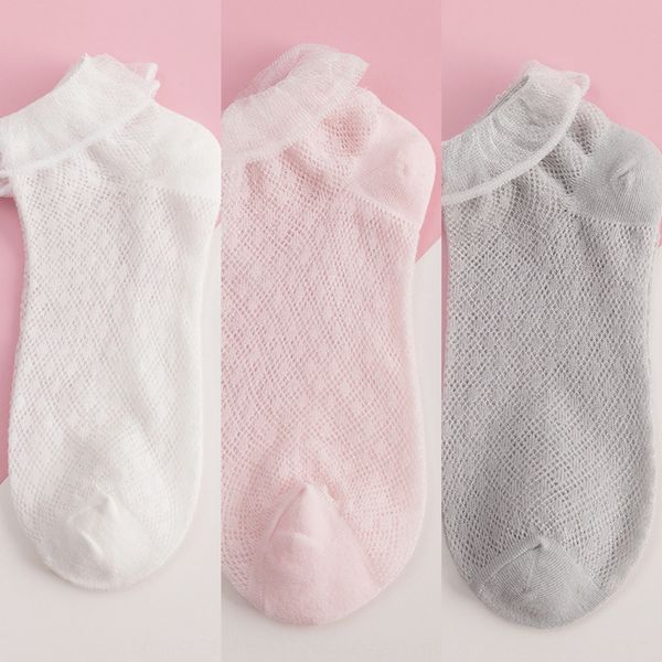

лето дышащего кружево корейская сетки шелк хлопок хлопок носки children'sstyle милых девушки носков 7bqa9, Black