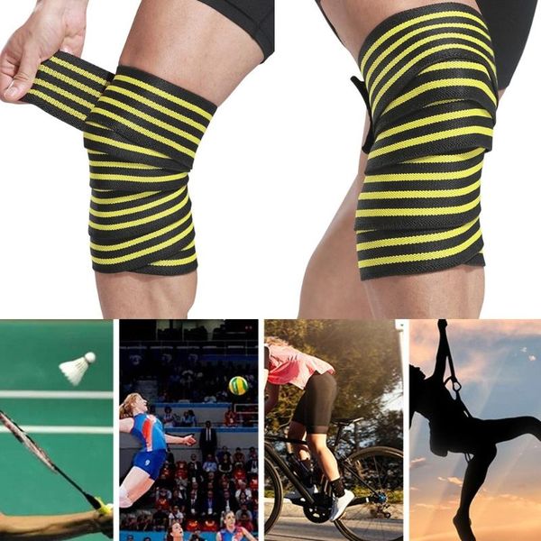 

2 pcs sports kneepad men pressurized elastic knee pads support fitness basketball volleyball brace protector knee pads g3, Black;gray