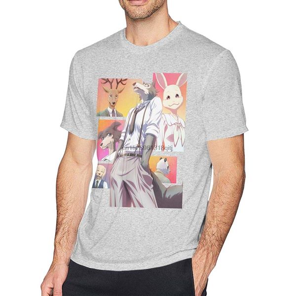 

panchuan beastars poster t shirts mens short sleeve tee t-shirtsblack(1