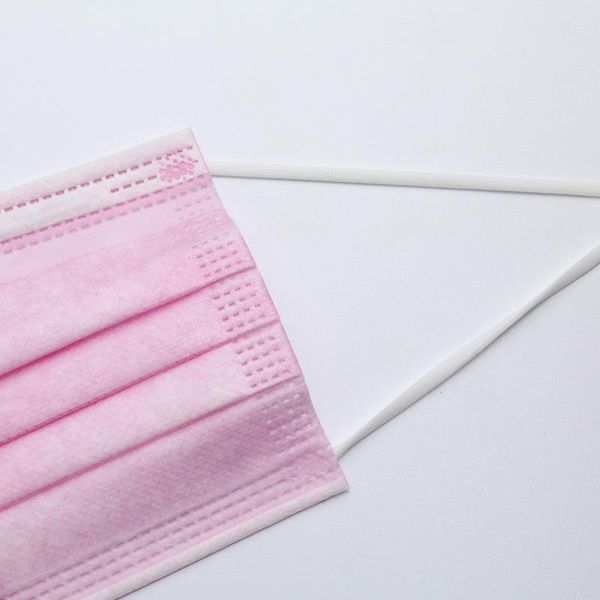 

fa disposable non-woven mask masks 3ply with color band er shipping dhl mask outdoor elastic mouth cpidt xfmgb ear pink protectiv vska