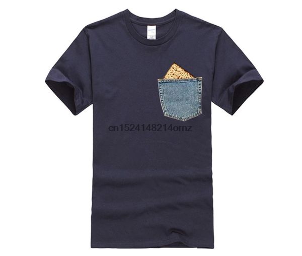 

passover holiday pocket matzah peeking funny jewish t shirt