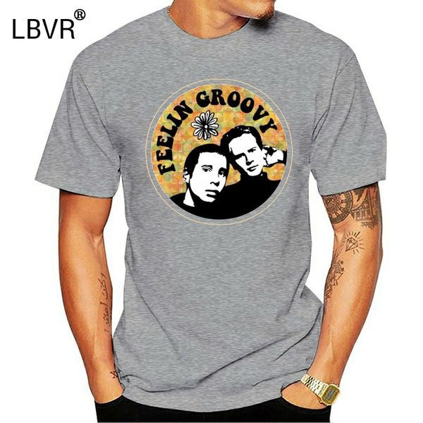 

simon and garfunkel tee feelin groovy folk rock s m l xl 2xl 3xl t-shirt