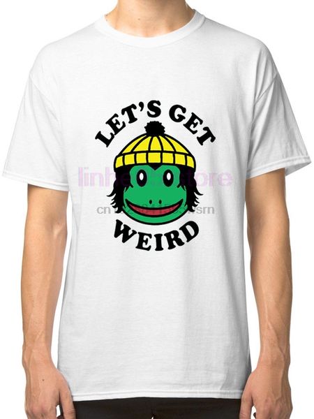 

finn wolfhard пусть get weird белой футболки тис одежда printed t shirt 2020 fashion brand top tee печать футболочки для мужского