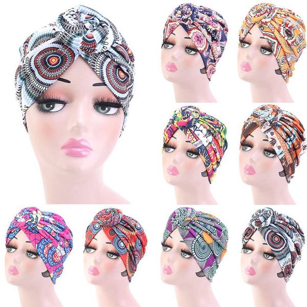 

national style knotted muslim hat, Blue;gray