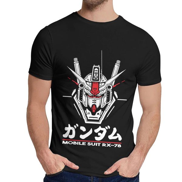 

hip hop super robot mobile suit gundam rx-78 t shirt casual man soft t shirt