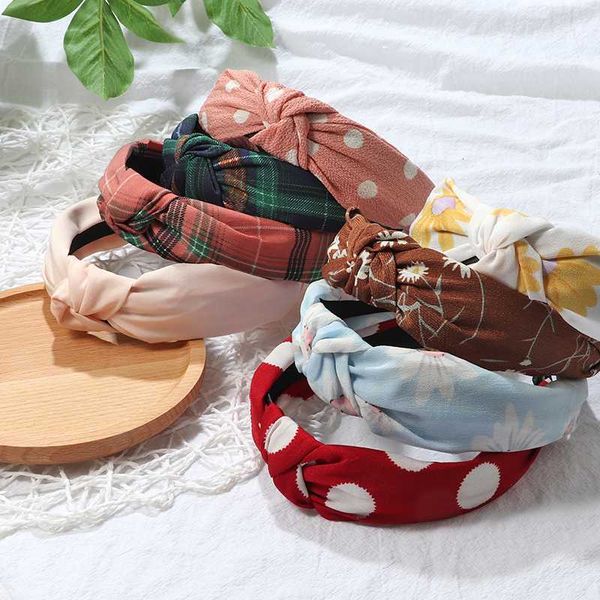 

hair accessories 47 style headband bow cross band girl elastic hairband women printing bands headdress