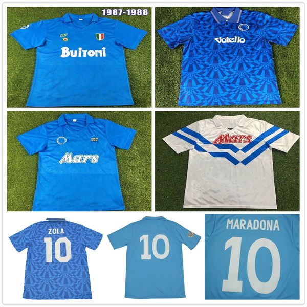 

1987 1988 1989 1991 1993 retro napoli soccer jersey alemao careca maradona hamsik vintage classic 87 88 89 91 93 naples football shirt, Black;yellow