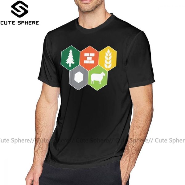 

catan t shirt settlers of catan fan t-shirt short sleeve funny tee shirt men graphic beach 100 percent cotton big tshirt