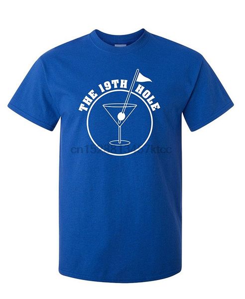 

100% cotton geek family tee crew neck men the 19th hole golfer golfing short-sleeve summer tee shirt