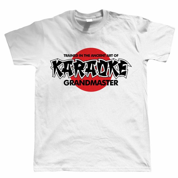 

karaoke grandmaster, funny mens t-shirt fashion men tees custom any logo size hip hop t shirt