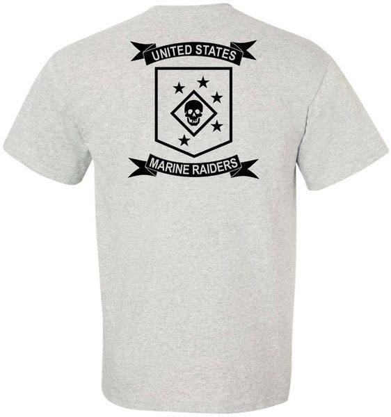 

usmc морской пехоты сша - raider батальон футболка casual мужская одежда