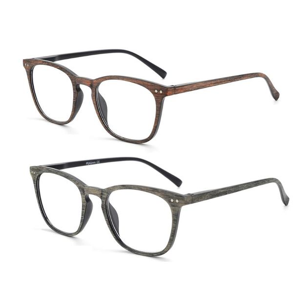 

sunglasses gudzws wooden like reading glasses big plastic frame classic retro readers spring hinegs clear magnifier lens women men, White;black