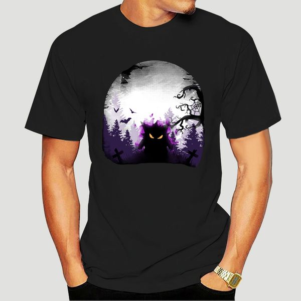 

tshirt short sleeve poisoned night gengar t shirt o neck wo t-shirt-0433d