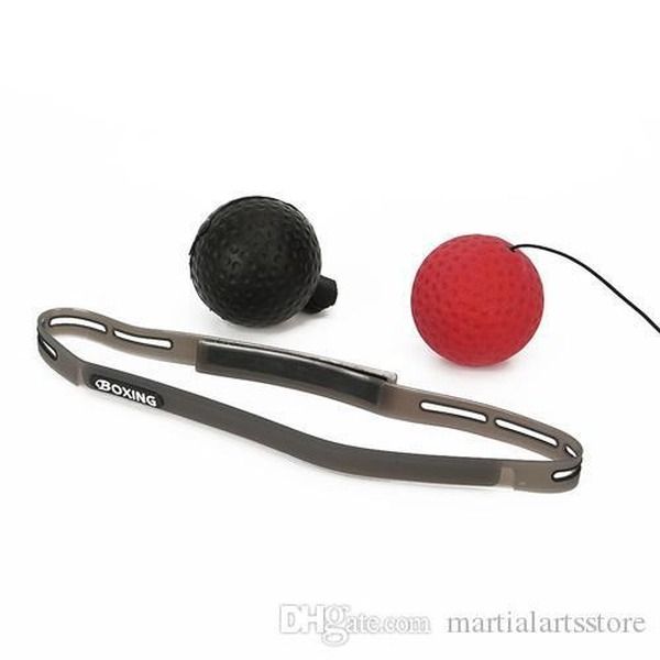 

factory direct sale reflex boxing ball silicone head band foam with 2 ball