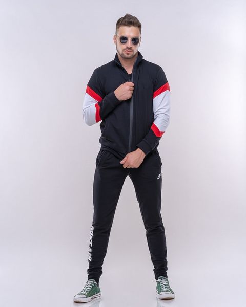 

fitness sports brand autumn winter new jacket print running hoodie suit men tracksuit jogging sweatshirt zipper, Gray