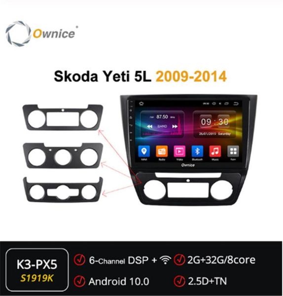 

ownice 10.1" android10.0 octa core car dvd radio player forskoda 5l 2009-2014 4g lte 360 panorama dsp spdif navigation gps