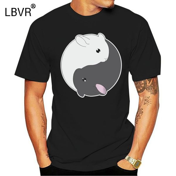 

new men shirt chinchilla yin yang cute shirt for chinchi lovers