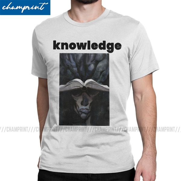 

disco elysium knowledge t-shirt for men awesome cotton tees crewneck short sleeve t shirt summer