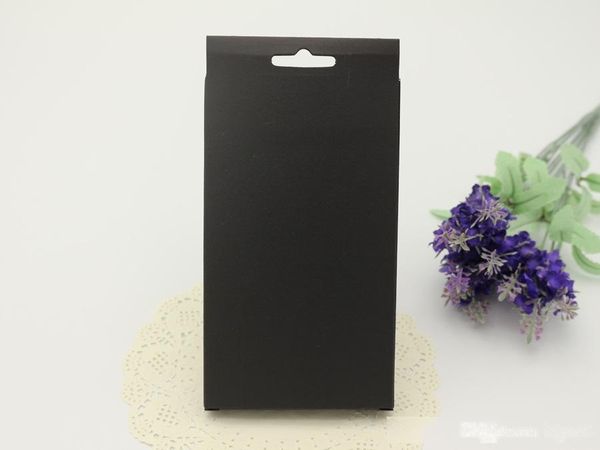 

100pcs wholesale black paper box for phone case for iphone 5s 6 6plus samsung