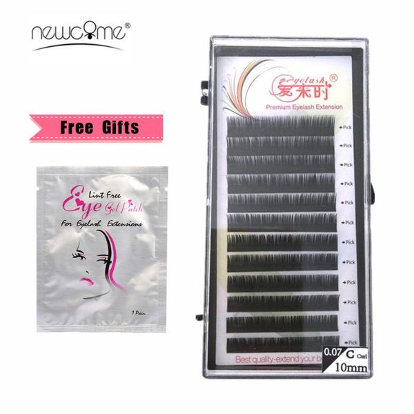 

newcome individual eyelashes extension supplies false professional mink eyelashes extensions volume lashes with gifts