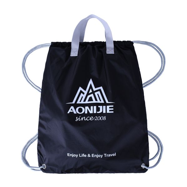 

drawstring sport solid men and women backpack portable travel camping fitness bags male lady outdoor hiking gym bags