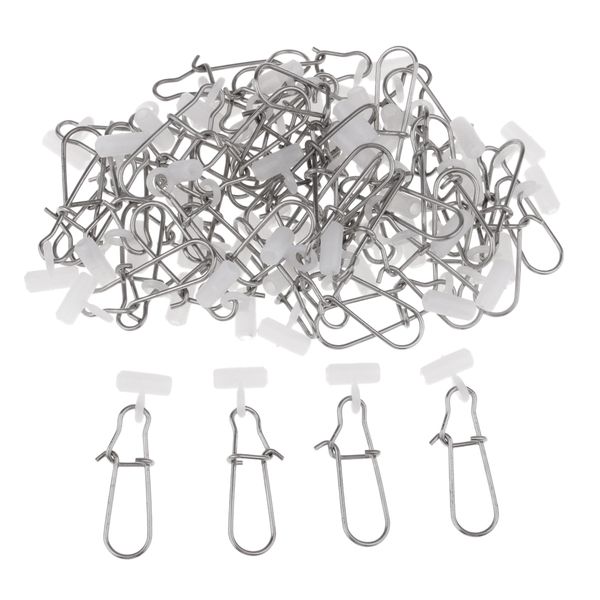 

50pcs high strength fishing sinker slide with stainless steel snap tackle