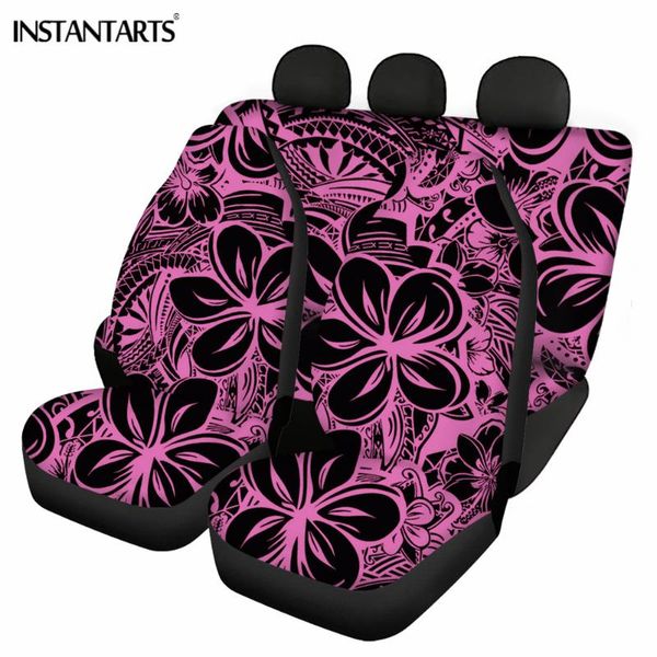 

instantarts car seat cover flower print universal car seat set protector easy installation cushion full covers for most