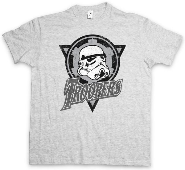

troopers logo t-shirt - dark star stormtrooper imperial logo guard wars