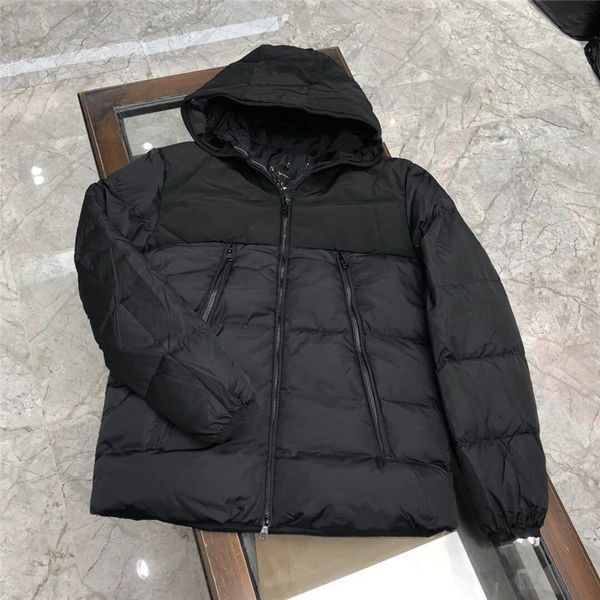 

selling men winter casual down jacket coats outdoor warm feather dress coat outwear jackets, Black