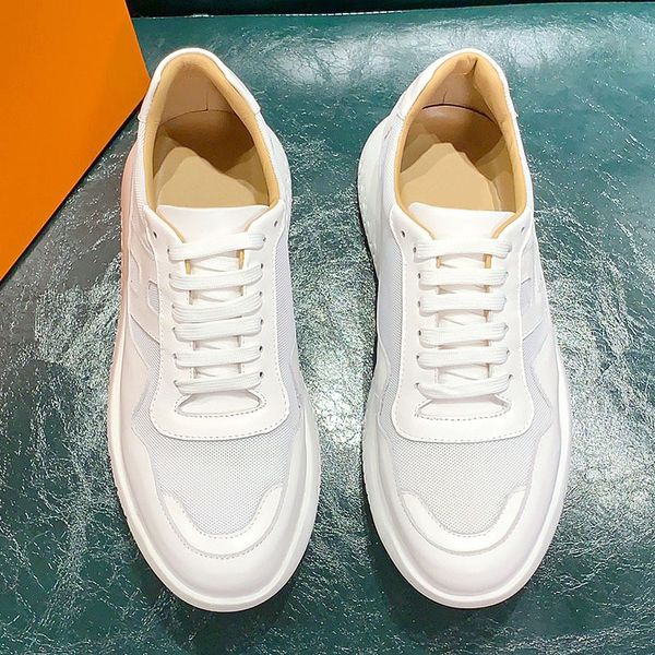 

escape trainer men's designer shoes genuine calfskin classic running sneakers casual shoes, running shoes with original box qwo, Black