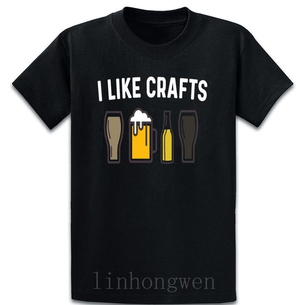 

i like crafts craft beer t shirt comical cute customized natural over size s-5xl kawaii summer style short sleeve shirt